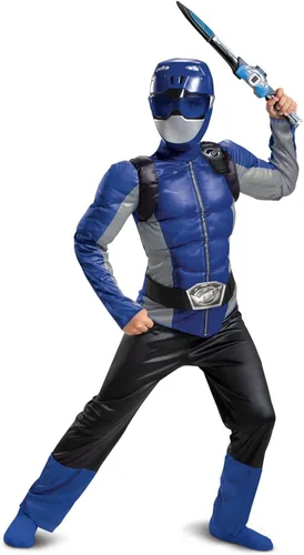 Vista 8 de Disfraz clásico de Blue Ranger Beast Morphers