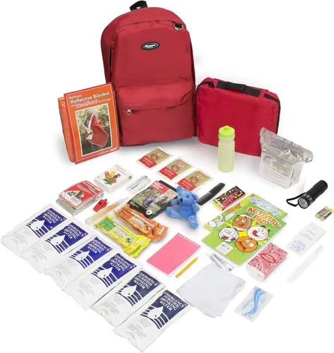 Vista 8 de Emergency Zone - Kit de supervivencia de emergencia de lujo para niños de 72 horas Keep-Me-Safe
