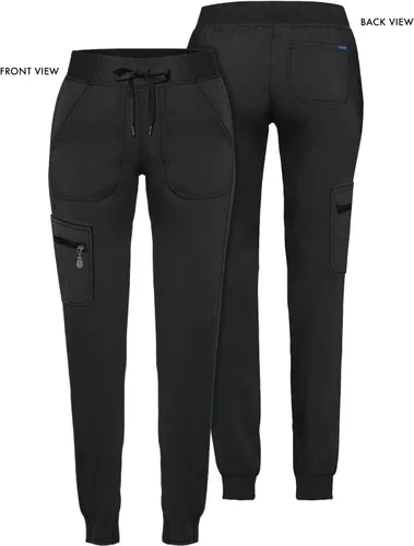 Vista 5 de Adar Pro Scrubs para mujeres - Pantalones de uniforme médico tipo jogger de yoga supremos