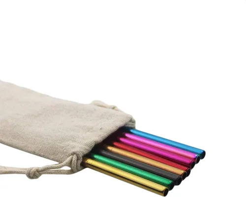 Vista 3 de Gugrida Pajitas de metal de acero inoxidable de 8.5 pulgadas, reutilizables, juego de 3 popotes – Cepillo de limpieza de color ultra largo