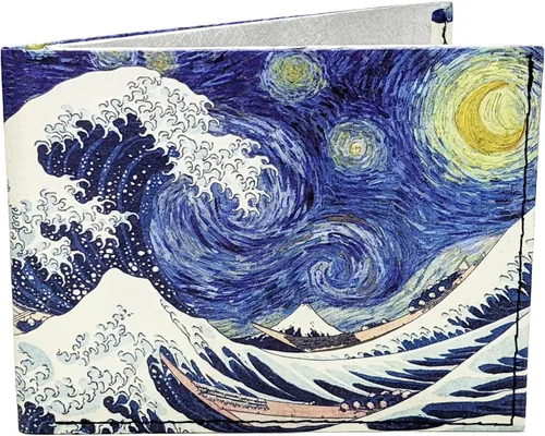 Vista 3 de mighty wallet Billetera Tyvek Stitched Dynomighty Stitched Wave Van Gogh, Classic
