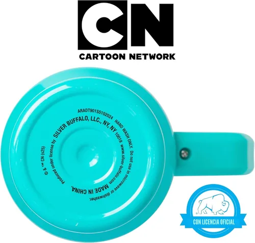 Vista 7 de Silver Buffalo Adventure Time With BMO - Vaso de acero inoxidable de doble pared con asa y pajilla, cabe en portavasos estándar, 40 onzas