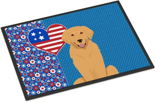 Vista 43 de Caroline's Treasures WDK5119JMAT Airedale Terrier USA - Tapete para interiores o exteriores, 24 x 36 pulgadas, tapete para puerta delantera