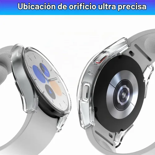 Vista 5 de Rc-Z [Paquete de 4] para Samsung Galaxy Watch 6 44mm Funda Protectora de Pantalla, Cubierta Frontal Protectora de TPU Suave de Repuesto Accesorios