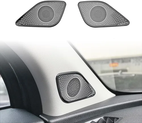 Vista 3 de YOUTOOCAR Cubiertas de aleación para altavoces de puerta de automóvil, cubiertas de altavoz de audio para tweeter, compatible con accesorios Kia