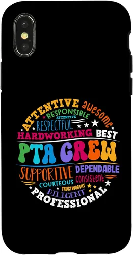 Vista 5 de iPhone 16 Parents Teacher Association Team Supporter PTA Crew Case