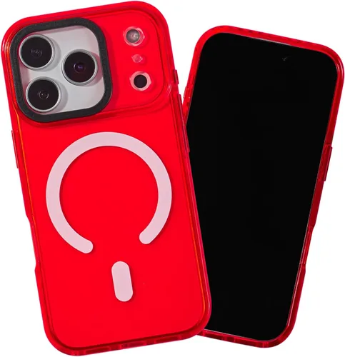 Vista 122 de SteepLab Funda de barrera para iPhone 13, protección de 360 grados que absorbe impactos con bisel elevado y colores llamativos (cielo azul brillante)