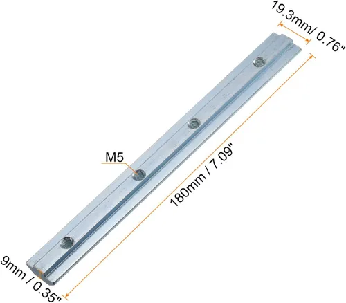 Vista 2 de uxcell Conector de línea recta, 4 soportes de junta interior de 7.1 pulgadas con tornillos M6 para perfil de extrusión de aluminio serie 4040