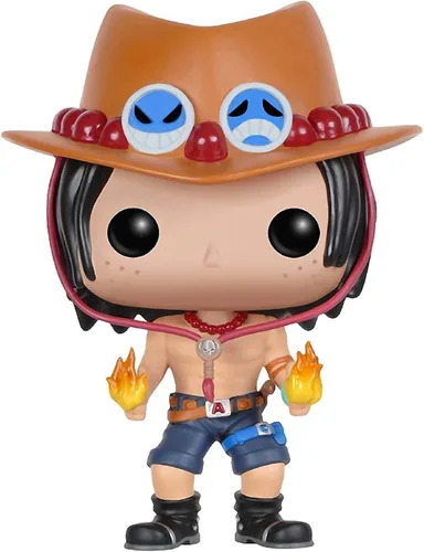 Vista 5 de POP Portgas D. Ace Funko Pop! Figura de vinilo de una pieza (incluye funda protectora compatible con POP Box), multicolor, 3.75 pulgadas