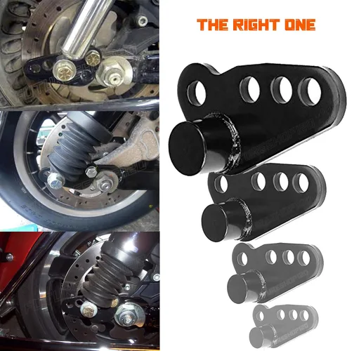 Vista 4 de Para Harley 2002-2016 Kit de bajada de 1-3 pulgadas Touring Custom 2014 Street Glide Accesorios 2015 Road King Blocks 03 Ultra Classic Links