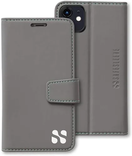 Vista 45 de SafeSleeve Desmontable para iPhone 12 Mini - Negro