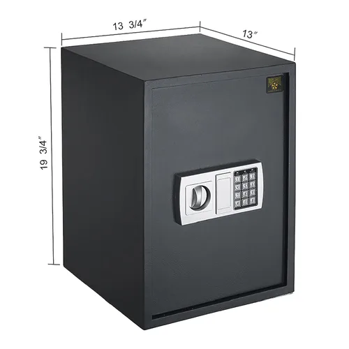 Vista 4 de Paragon Safes - Caja de seguridad digital personal – Contenedor de seguridad compacto de acero para el hogar, para dinero, documentos y joyas con 2