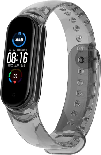 Vista 11 de Senter Correa de repuesto de silicona suave para Xiaomi Mi Band 5 / Mi Band 6 Smart Watch