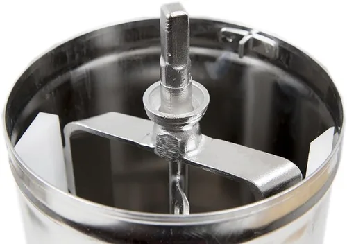 Vista 8 de PREMIUM 6 cuartos de galón - Máquina de helados de acero inoxidable Immergood - Manivela