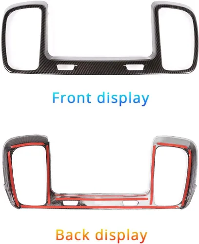 Vista 7 de YIWANG - Marco decorativo para Mercedes Benz GLS GLE (2015-2019), Fibra de carbono
