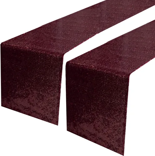 Vista 9 de JYFLZQ Camino de mesa de lentejuelas negras de 12 x 72 pulgadas, manteles de mesa de tela con lentejuelas negras brillantes - Caminos brillantes