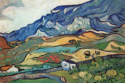 Vista 19 de Póster de “La noche estrellada” (1889) de Vincent Van Gogh, 18 x 12 pulgadas Ramas de flor de almendro 9897