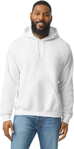 Vista 52 de Gildan - Sudadera con capucha para hombre, mezcla pesada, cordón de ajuste, Rosa de seguridad