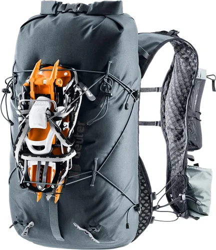 Vista 11 de Deuter Vertrail Mochila Alpine 16L I Impermeable, Ligero Senderismo y Montañismo Pack - Grafito-Estaño
