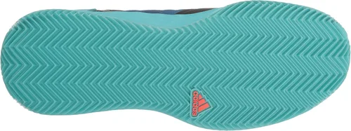 Vista 4 de adidas Tenis Adizero Ubersonic 4 Clay para hombre, Pulse Aqua-core Negro