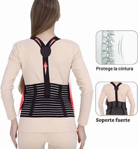 Vista 7 de Bandas para el Vientre para Mujeres Embarazadas - Cinturón de Maternidad Apoyo para el Embarazo - Faja Abdominal Transpirable, Soporte Lumbar Negro