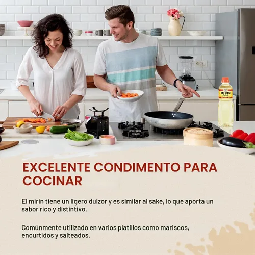 Vista 8 de 52USA Mirin - Vino de cocina, auténtico condimento japonés para salsas