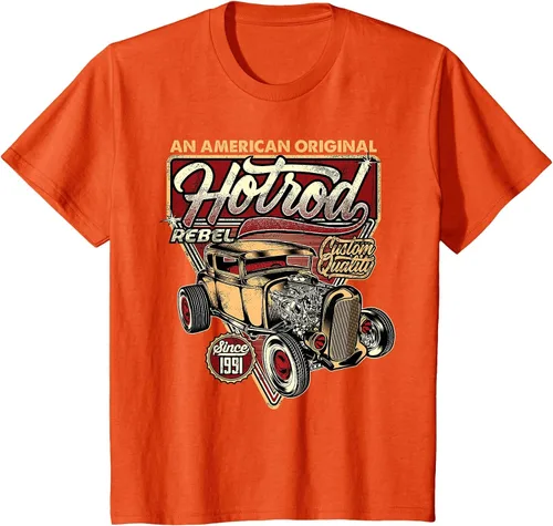 Vista 42 de Camiseta vintage Hot Rod Speed and Power para hombre Asphalt Grey