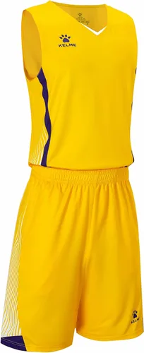 Vista 2 de KELME Camiseta de baloncesto y pantalones cortos para hombres y mujeres, uniformes de baloncesto incluyen camisas y pantalones cortos
