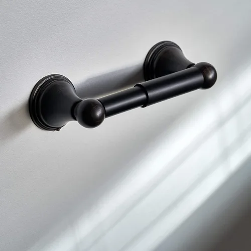 Vista 9 de Qualihome Rodillo de Reemplazo Universal de Portarrollos de Papel Higiénico con Resorte de Plástico (1, Negro.)