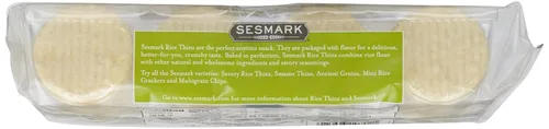 Vista 4 de Sesmark, Rice Thins, arroz integral, 3.5 oz