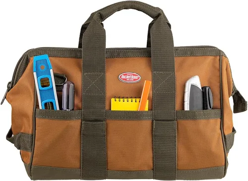 Vista 3 de Bucket Boss Gatemouth 16 - Bolsa de herramientas en color marrón, 60016, 15 litros (marrón)