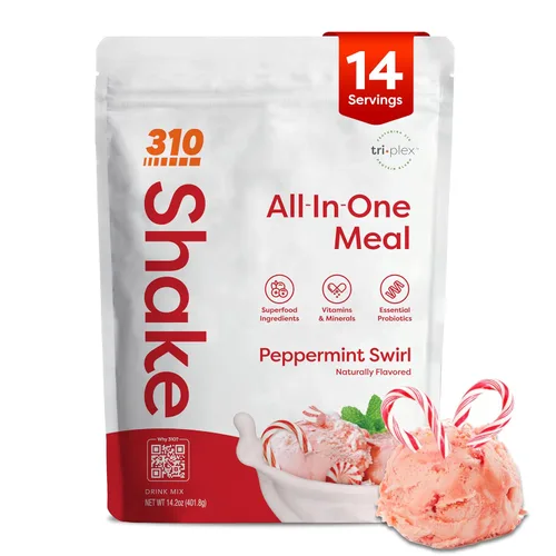 Vista 14 de 310 Nutrition Batido de reemplazo de comidas todo en uno, proteína en polvo a base de plantas con alto contenido de fibra, probióticos, enzimas