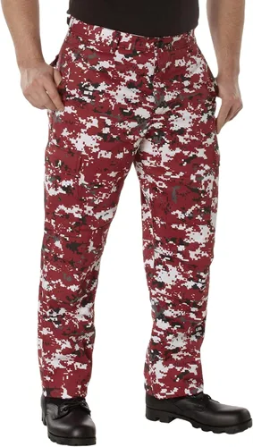 Vista 17 de Rothco: pantalones tácticos BDU – Pantalones cargo resistentes para senderismo al aire libre, EDC, uniforme de trabajo Uniforme de combate