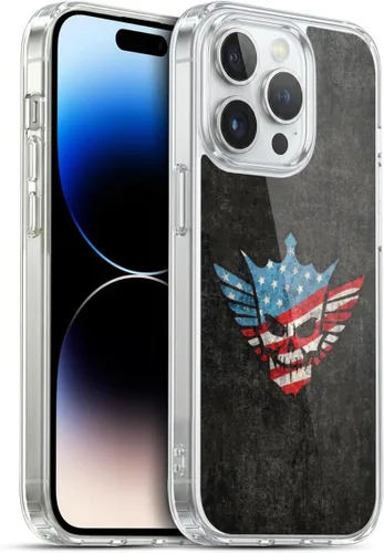 Vista 28 de Head Case Designs Funda de gel suave con licencia oficial de la WWE American Nightmare Flag Cody Rhodes Graphics compatible con Apple iPhone 7