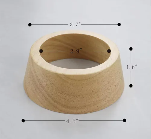 Vista 7 de HillSpring Soporte de exhibición de madera para baloncesto, fútbol, voleibol, pelota de fútbol, soporte de soporte de bola de cristal