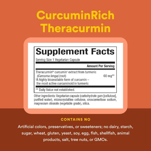 Vista 5 de Suplemento Curcumina Natural Factors CurcuminRich Theracurmin de doble fuerza 0.0021 oz, 4543, 1, 1