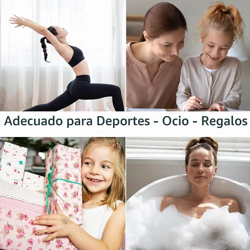 Vista 7 de Lazos para el cabello, paquete de 16 espirales para cabello grueso y fino, sin arrugas, sin daños, soportes para cola de caballo para mujeres y niños