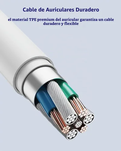 Vista 6 de Paquete de 2 auriculares tipo C con cable para iPhone 15 16 16e 17 Pro Max, auriculares USB C con micrófono y auriculares con cancelación de ruido