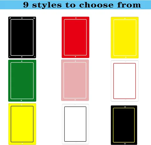 Vista 2 de Letreros de metal personalizados, letreros de estaño personalizados con logotipo de texto, imagen, impermeable, letreros de aluminio personalizados
