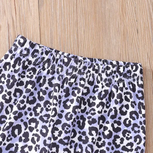 Vista 6 de Hinzonek Toddler Baby Girl Bell Bottom Outfits Letter Print Long Sleeve Sweatshirt Top Pullover Floral Flared Pants Set
