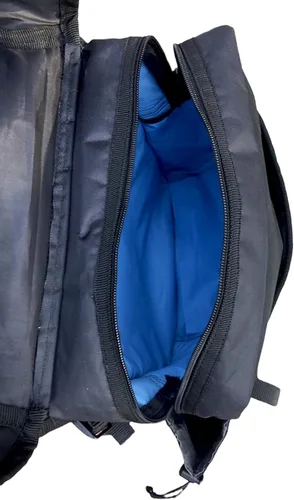 Vista 5 de Bolsa de sillín Majestic Ally para caballos - Bolsa de sillín acolchada, reflectante, impermeable y aislada de nylon con bolsillos y portabotellas
