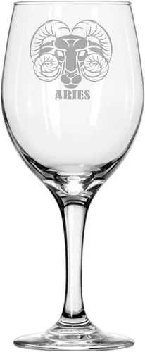 Vista 15 de Alankathy Mugs Signos del zodiaco 20 oz Copa de vino grande alta Tu signo de nacimiento Aries Tauro Géminis Cáncer Leo Virgo Libra Escorpio