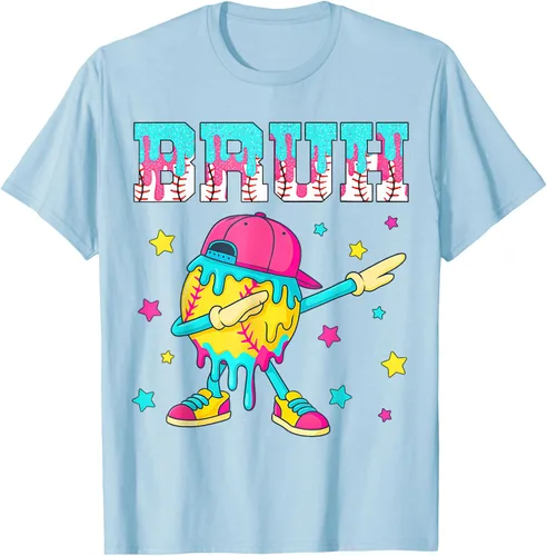 Vista 113 de Baseball Life Style 101 Apparel Youth Drip Baseball Boys Kid Camiseta