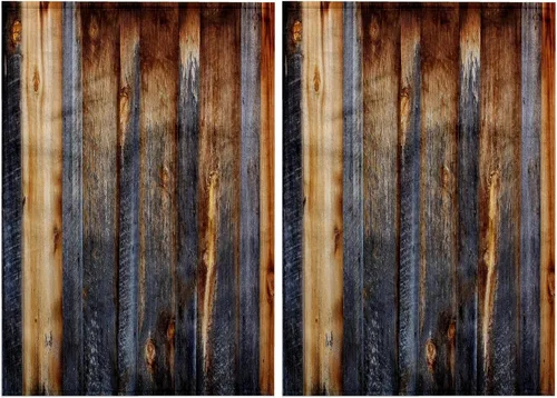 Vista 8 de 3dRose Toalla de mano de baño de 22 x 30 - Texturas de aspecto de madera de granero marrón