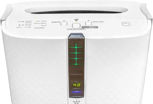 Vista 15 de Sharp KC-850U, purificador de aire Plasmacluster con función humidificadora