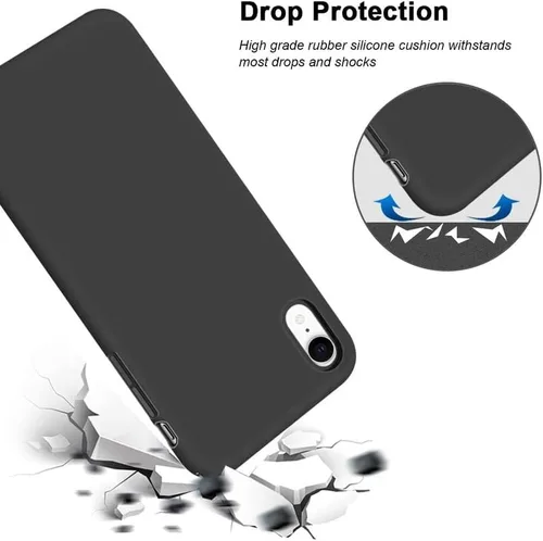 Vista 3 de Funda de teléfono a prueba de golpes para BLU G53 (6.5 pulgadas) + 2 unidades de película protectora de vidrio templado, carcasa de silicona suave