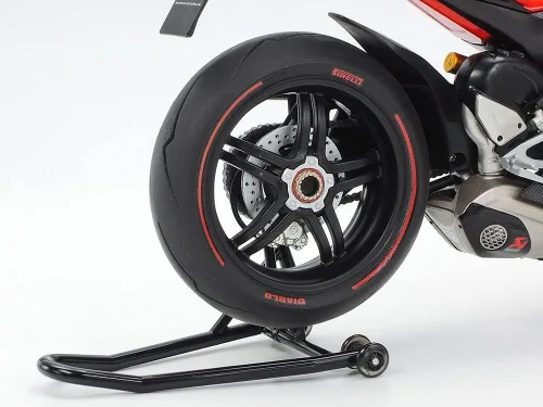Vista 12 de Tamiya 14140 Ducati Superleggera V4 1:12 Kit de modelo detallado fiel al original de plástico Kit de construcción DIY montaje sin pintar multicolor