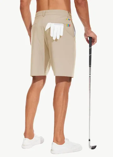 Vista 2 de JWM Mens 7"9" Stretch Golf Shorts