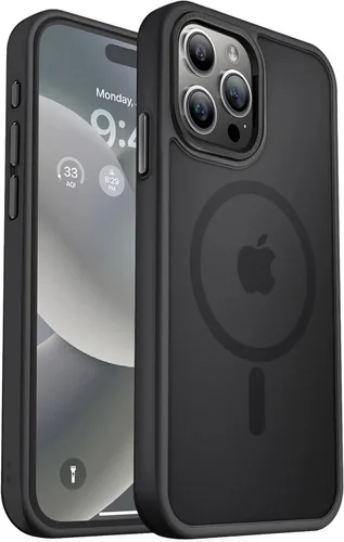 Vista 163 de MOCCA - Funda magnética resistente para iPhone XR de 6.1 pulgadas, compatible con MagSafe, funda con protección contra caídas de grado militar