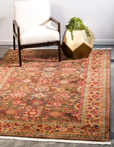 Vista 12 de Unique Loom - Alfombra de la colección Edinburgh - Monroe (2 x 6 pies 1 pulgada, pasillo, azul/marrón)